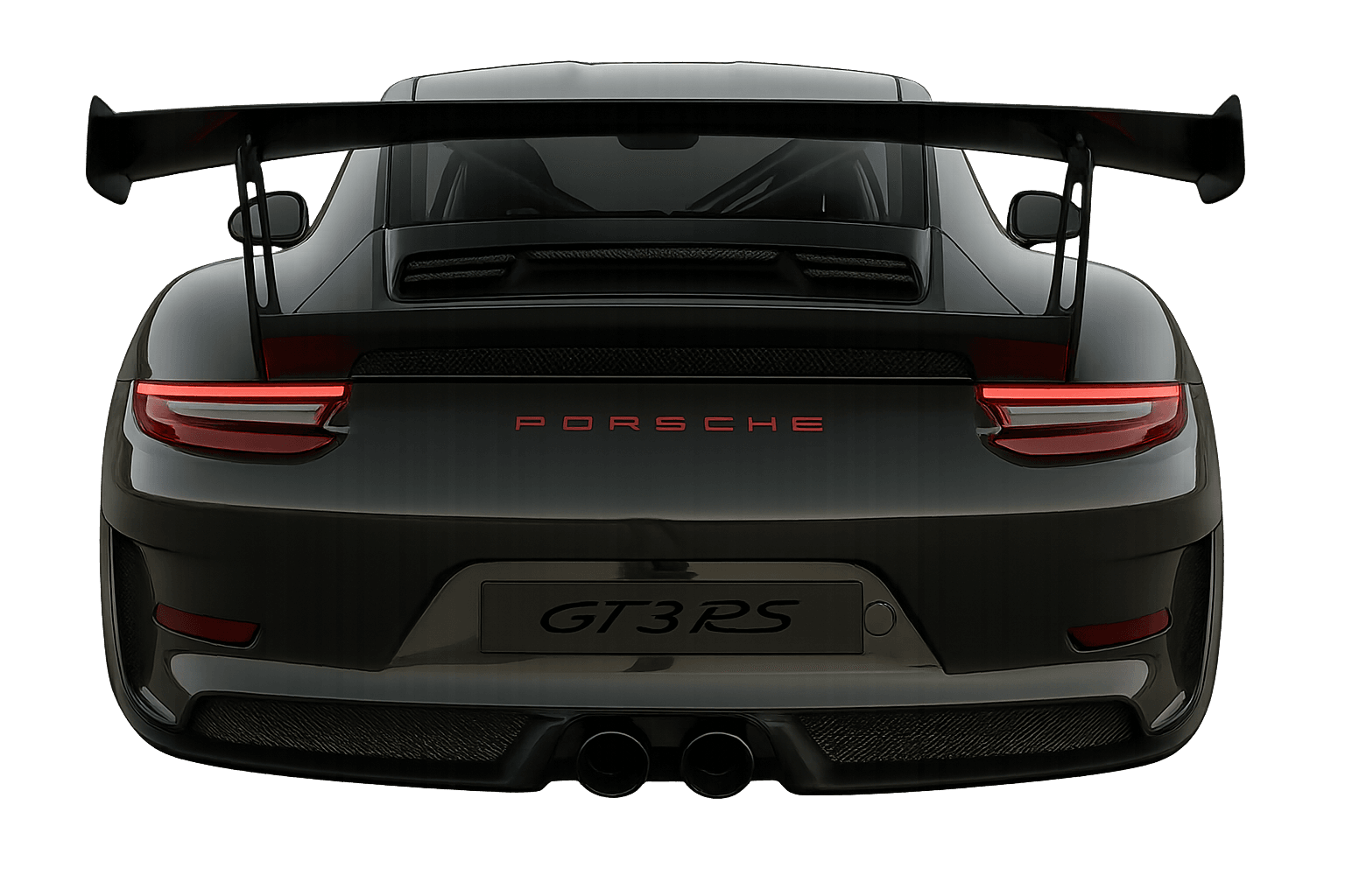 Vue arrière véhicule